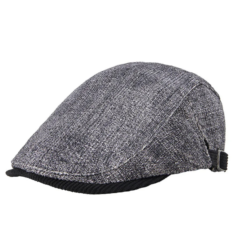 High Quality Cotton Flat Ivy Hats Male Casual Gatsby Hat Dad Cabbie Cap