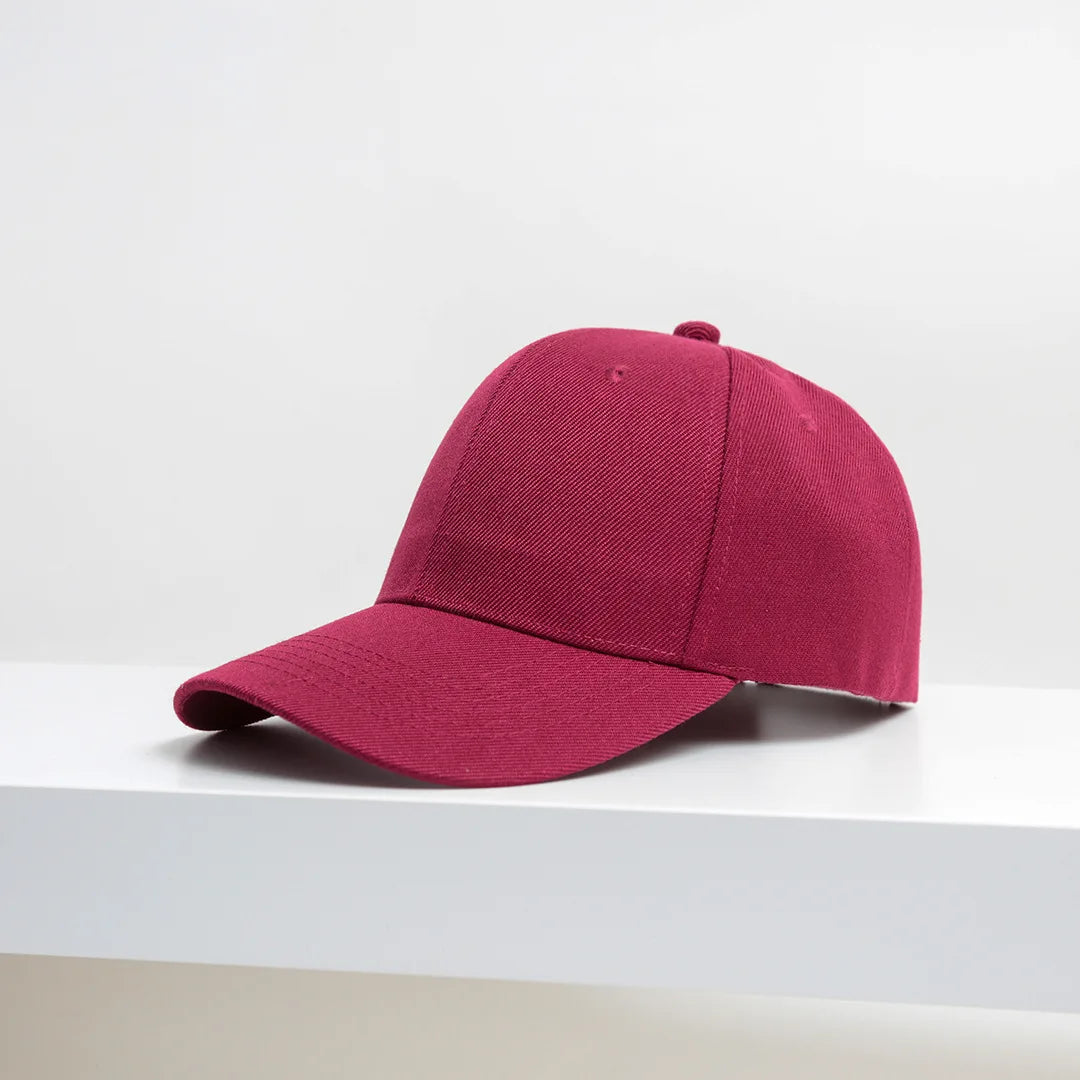 Solid Color Baseball Cap Men's And Women's
