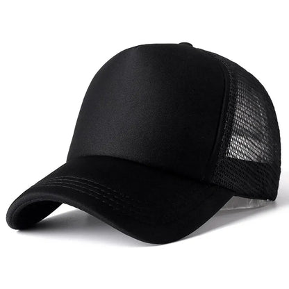Unisex Cap Casual Plain Mesh Baseball Cap For Women Men Hip Hop