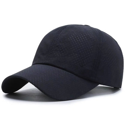 Unisex Quick Dry Baseball Cap Men Summer Print Logo Outdoor