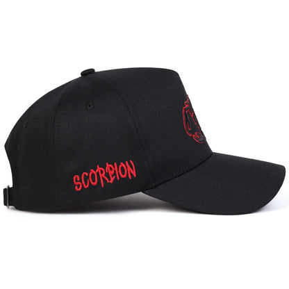 Unisex Scorpion Embroidery Baseball Caps Spring Autumn