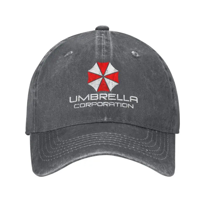 Umbrella Corporation Baseball Cap Men Women Baseball Caps Retro Distressed Denim Snapback