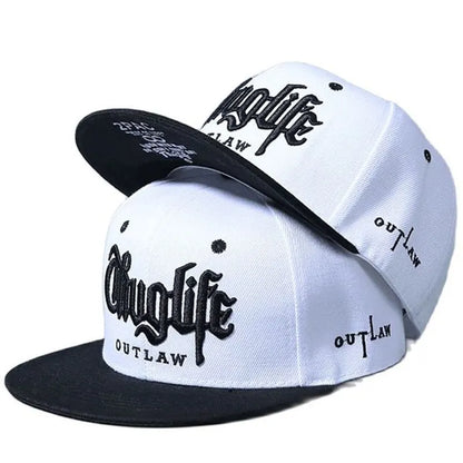 Fashion Fastball Cap Thuglife Embroidery Hiphop Baseball Cap