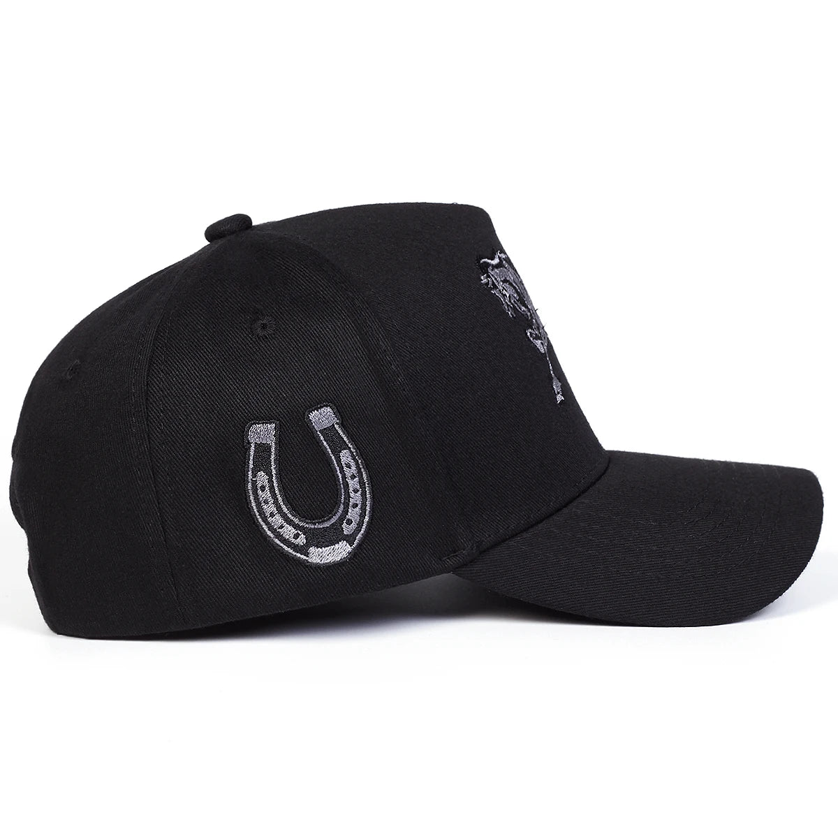 Unisex Horse Embroidery Baseball Caps Spring Autumn Outdoor Adjustable Casual Hats Sunscreen Hat Sports Cap