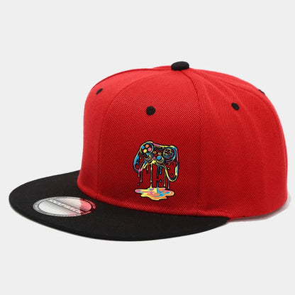 1PC Two - Color Block Hip - Hop Cap for Men and Women Snapback Cap