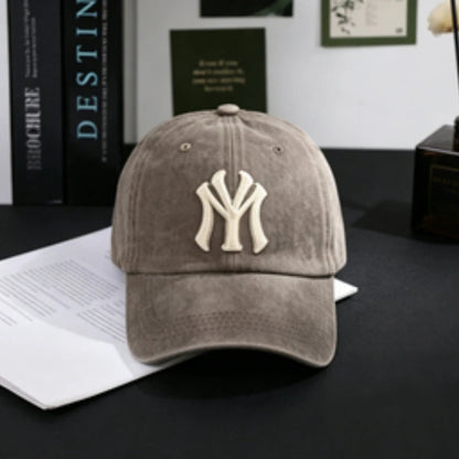 Washed Cotton Men Baseball Cap Lightweight Adjustable Dad Hat Casual Street Travel Sports Sun Cap