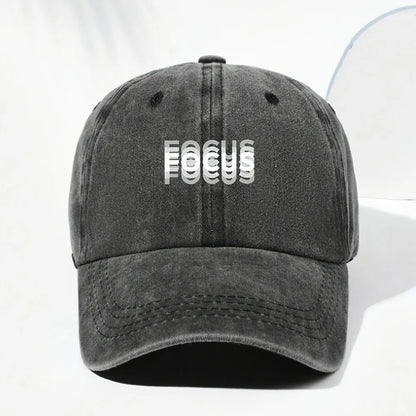 Minimal Letter Printed Baseball Cap Breathable Adjustable