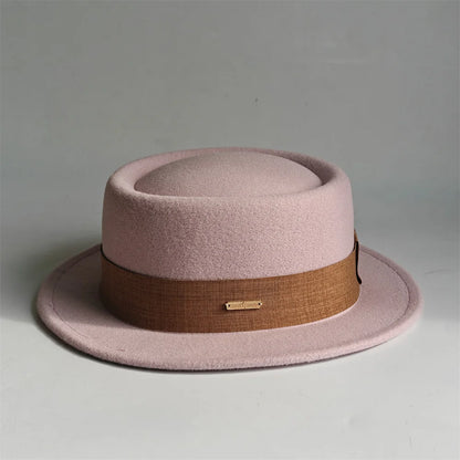 Autumn/Winter Fedora Hat For Women Soft Felt Hat - French Style Retro French
