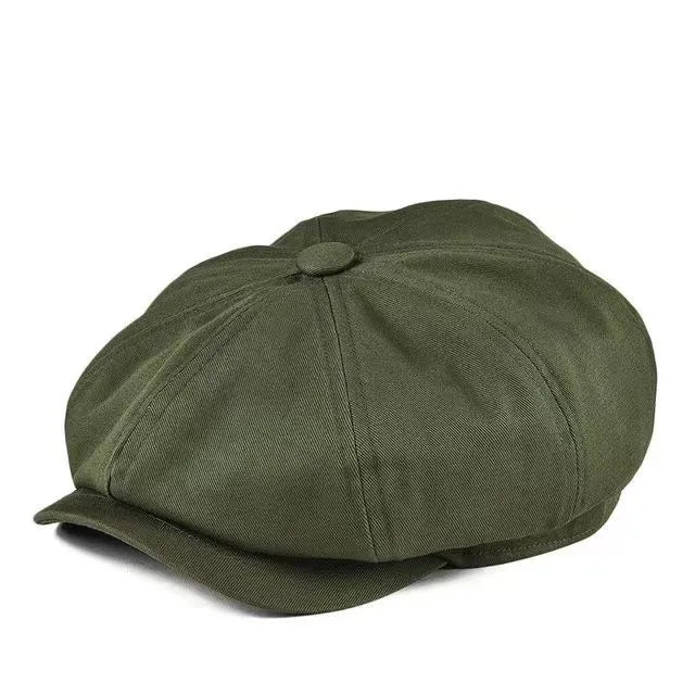 Men Women Cotton Flat Cap Summer Ivy Gatsby Newsboy Beret