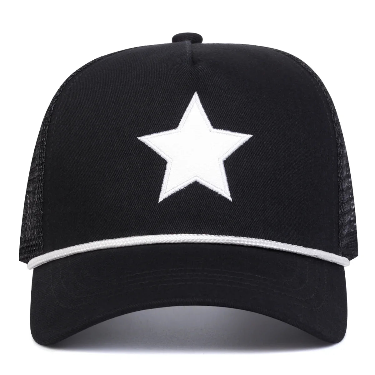 Unisex Five-pointed Star Embroidery Baseball Net Caps Spring Summer