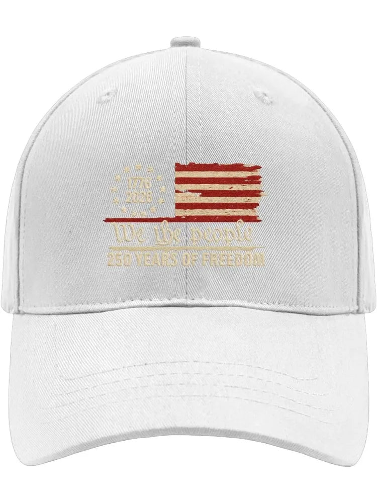 Anniversary 250 Years Freedoms 1776-2026 Baseball Hats