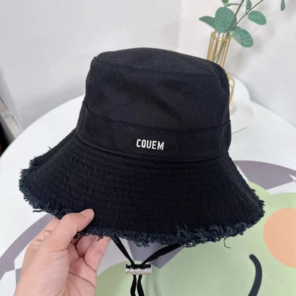 Drawstring Vacation Sun Protection Fashion Versatile Fisherman Hats