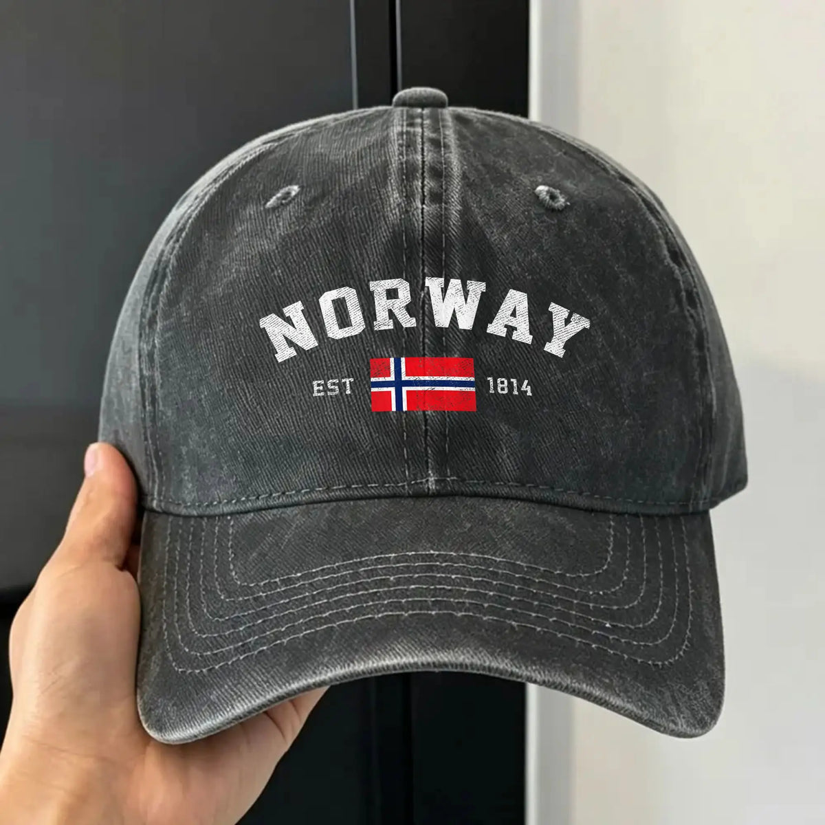 Flag Independence Day Sun Baseball Cap