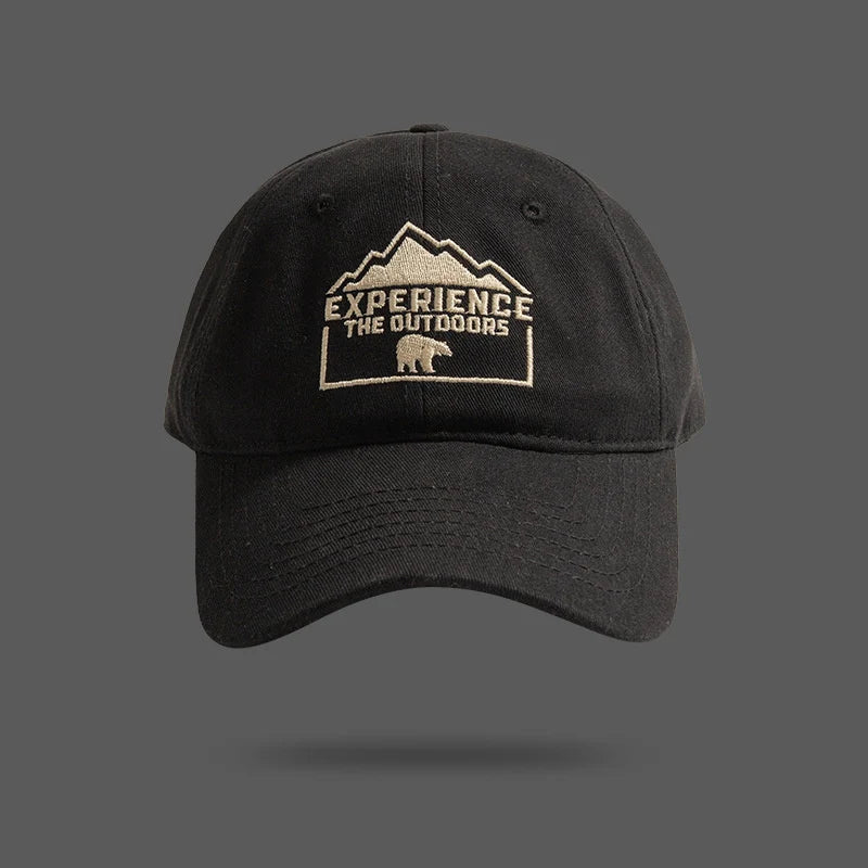 Unisex Polar Bear Letter Embroidery Snapback Baseball Cap Spring And Autumn