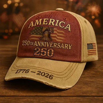 250th Anniversary Patriotic Baseball Cap