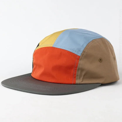 Japanese 5 Panel Color Blocking Baseball Caps