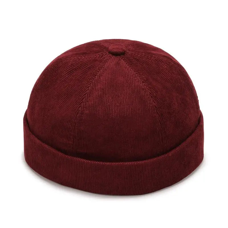 Fashion Men Docker Cap Skullcap Retro Sailor Cap Beanie Hats