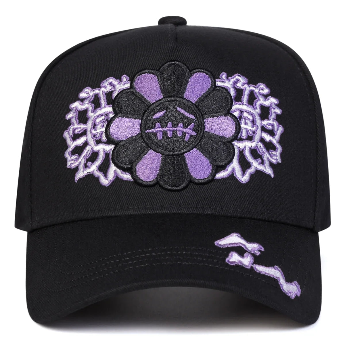 Unisex Sunflower Embroidery Baseball Caps Spring Autumn