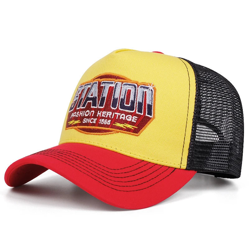 Station 1865 Hat Men's Personalized Hip Hop Hat Women's Baseball Hat