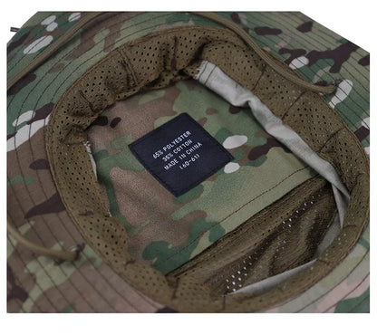 New Camo Tactical Enthusiasts Square Pocket Bonnie Cap Outdoor