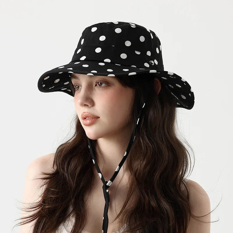 Women Versatile Sweet Lace-up Fisherman's Hat