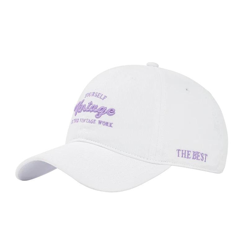 Letter Embroidery Baseball Hat For Men Women