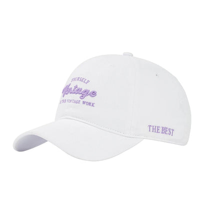 Letter Embroidery Baseball Hat For Men Women