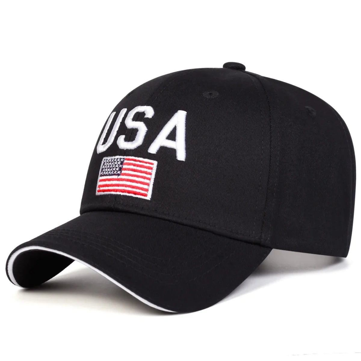 Unisex USA Letter Embroidery Baseball Caps Spring Autumn