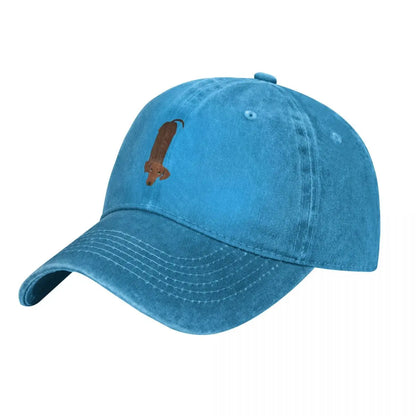 I Love My Wiener Dog Dachshund Baseball Cap Distressed Washed Caps Hat Fashion Outdoor Activities Sun Cap