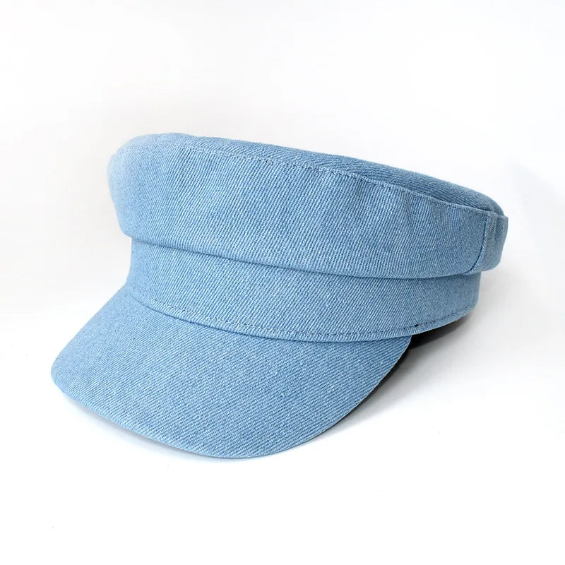Japanese And Korean Light Denim Casual Duckbill Hat