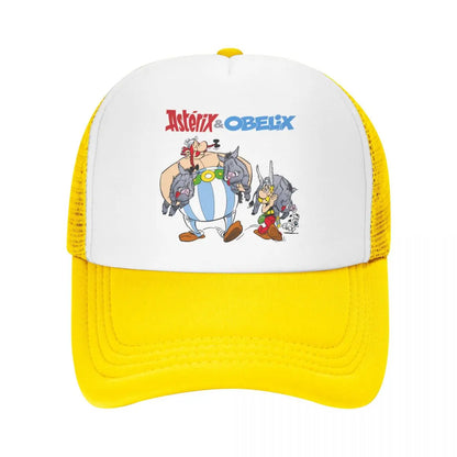 Punk Unisex Asterix And Obelix Hunting Adult Baseball Cap for Men Women Sports