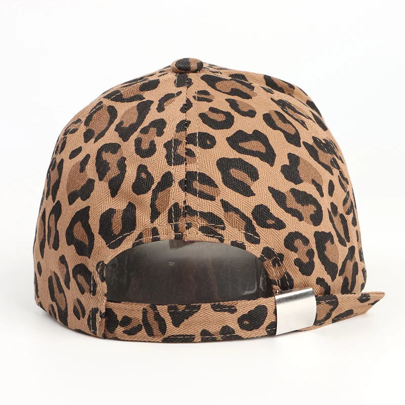 Leopard Print Baseball Cap Ladies Sun Hats