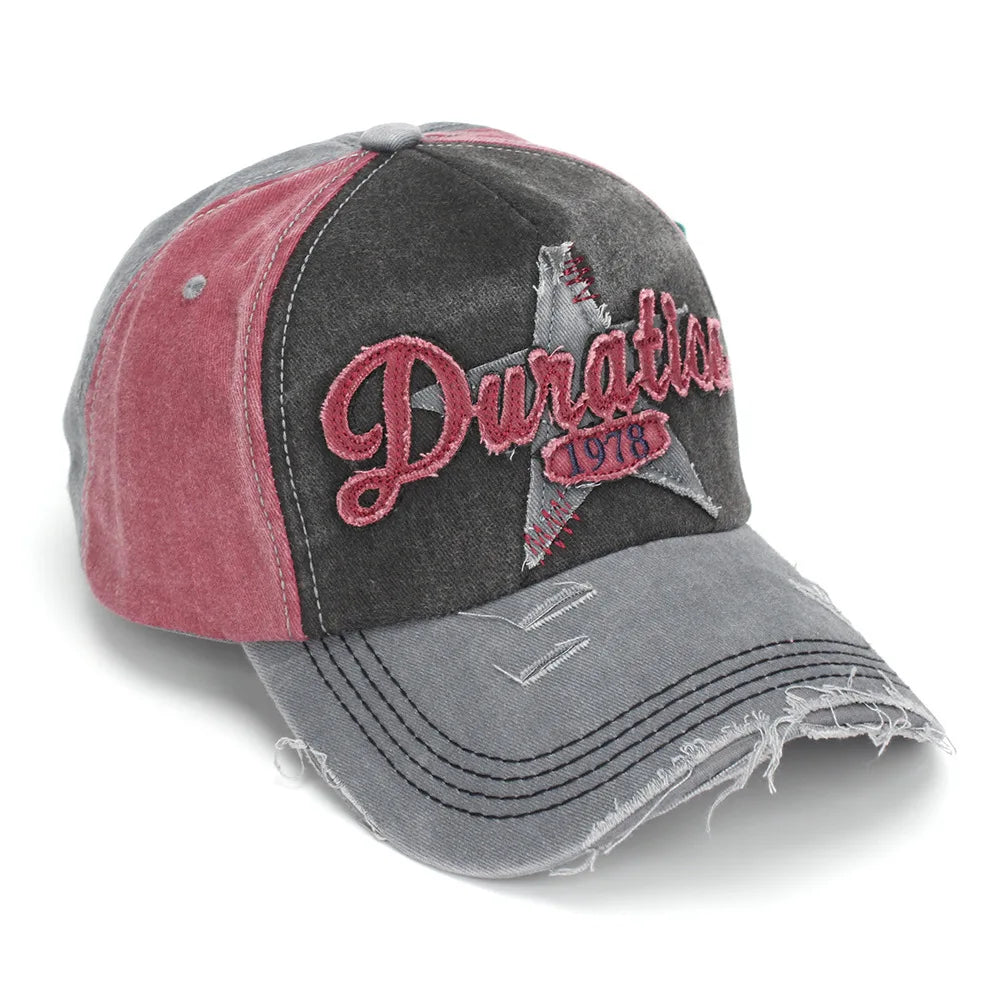 Plaid Washed Baseball Cap - Men's and Women's Hat