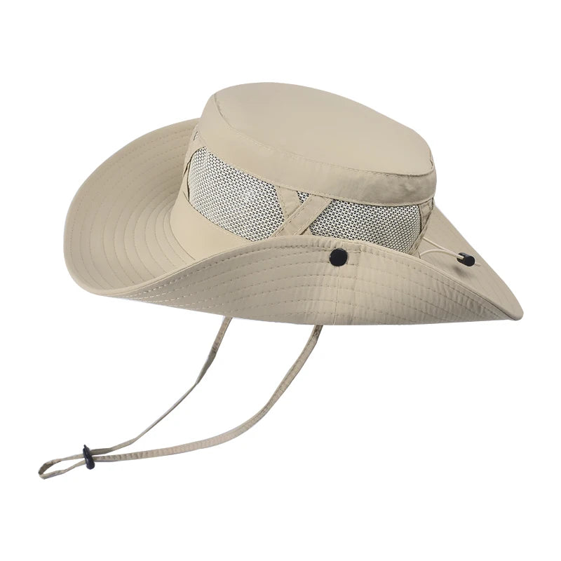 Breathable Sunshade Fisherman Hat Men's Sunscreen Sun Hat Fishing Hat