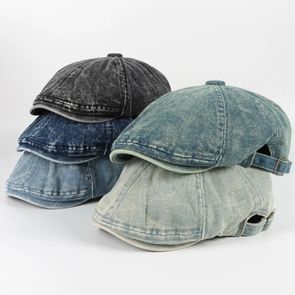 Men's Newsboy Cap Beret Women Peaky Blinders Hat