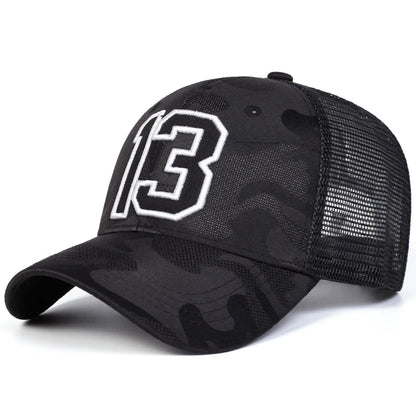 Unisex Letter Embroidery Baseball Net Caps Outdoor Adjustable Casual Hats Sunscreen Hat Sports Cap