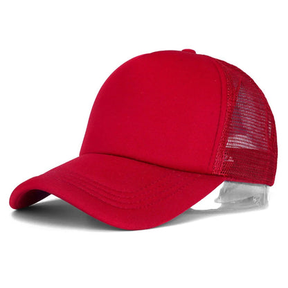 1PC Unisex Cap Casual Plain Mesh Baseball Cap