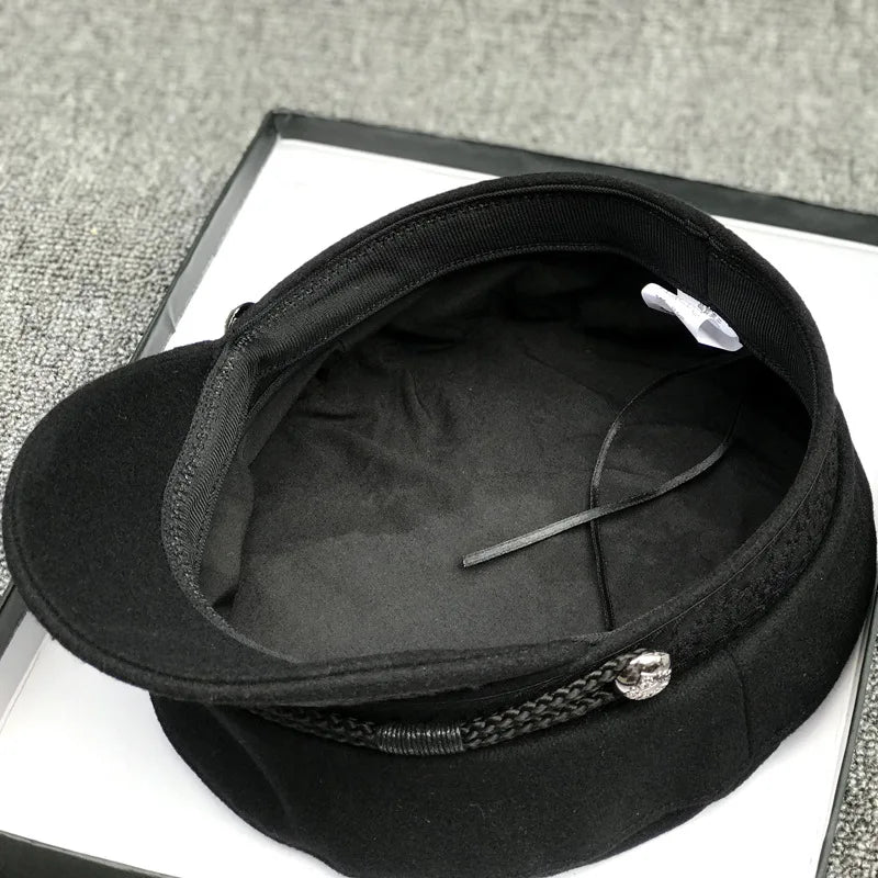Wool Blend Beret And Newsboy Cap For Women