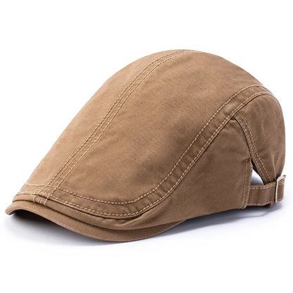 100% Cotton Oversize Ivy Cap Dad Large Flat Gatsby Hat