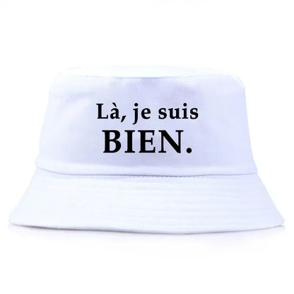 France Print Bob Reversible Bucket Hats Men Women