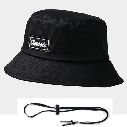 Oversize Big Head Cotton Bucket Hat Fisherman Fishing Plus Size Sun Cap Kids Boys Girls