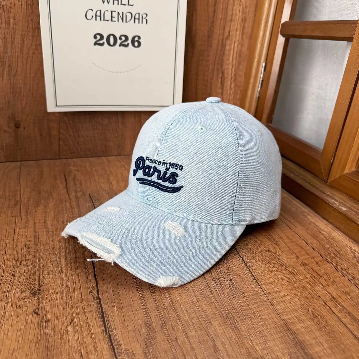 Vintage Washed Cotton Baseball Cap Women