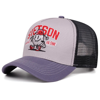 Creative New Baseball Hat Stetson Snowman Embroidery Street Hip Hop