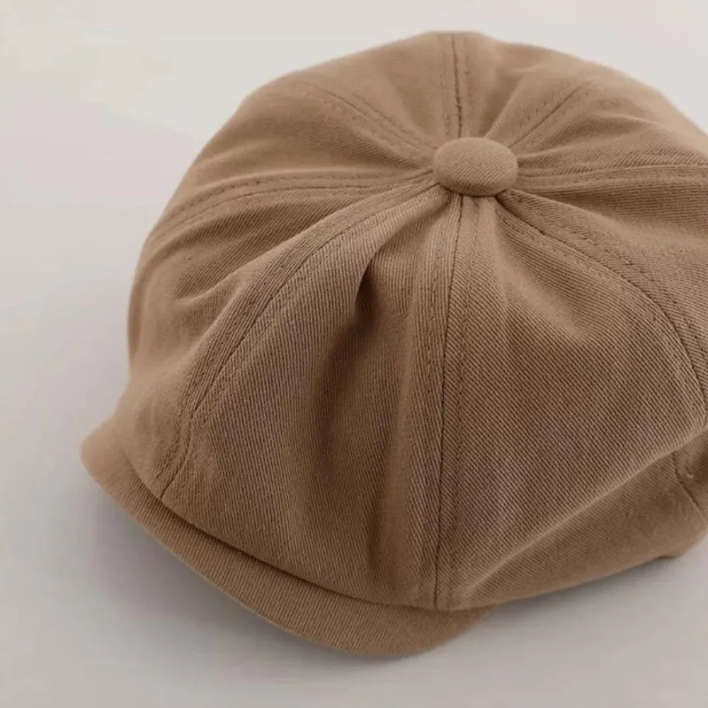 Fashion Solid Color Newsboy Hat