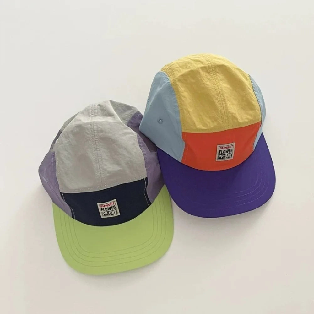 Casual Japanese Style Hip-Hop Hats 5 Panel Quick-Drying Flat Brimmed Baseball Cap