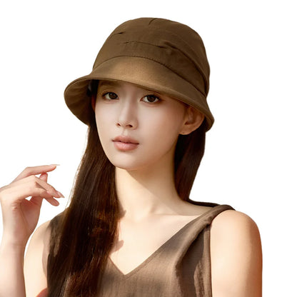 Japanese-Style Retro Baseball Cap For Women Outdoor Sports Bucket Hat