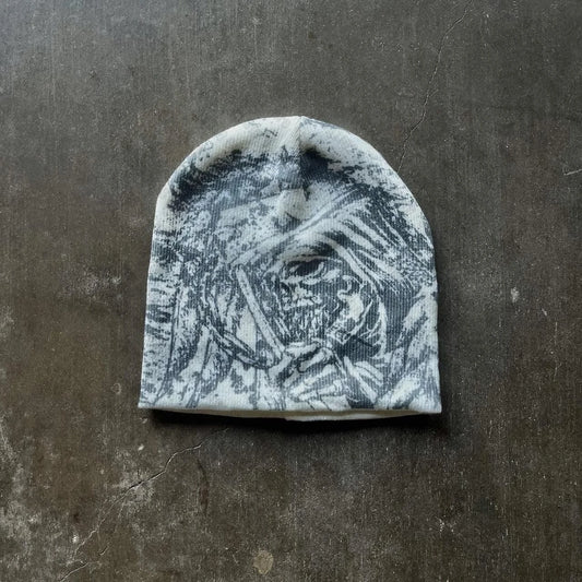 Gothic Harajuku Funny Hats Beanies Y2k Hat 2000s Punk Vintage