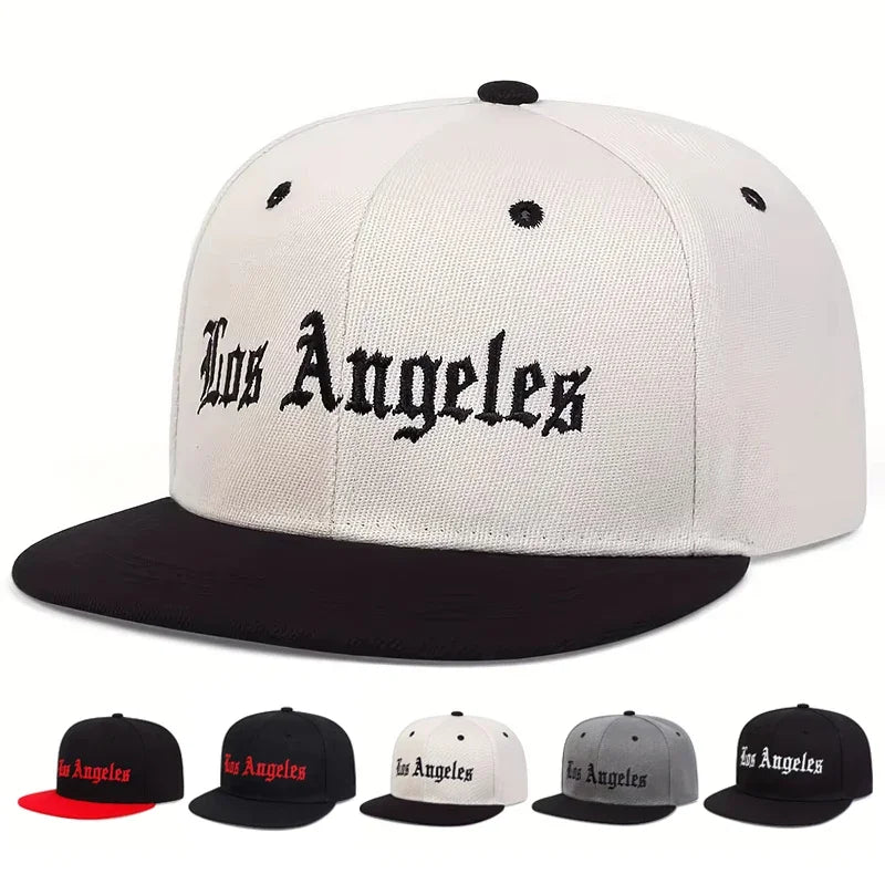 Unisex Los Angeles Embroidery Hip-Hop Hats Spring Autumn Adjustable
