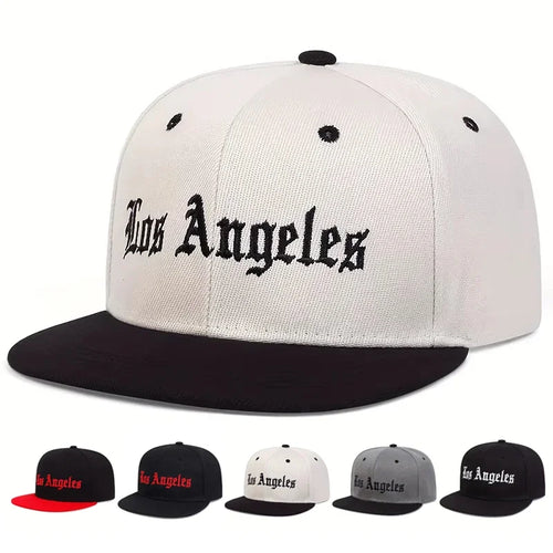 Unisex Los Angeles Embroidery Hip-Hop Hats Spring Autumn Adjustable