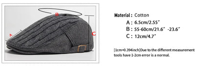 New Men Woman Beret Autumn And Winter Thickened Warm Knitted Berets